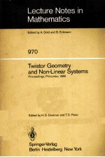 TWISTOR GEOMETRY <em>AND</em> NON-LINEAR <em>SYSTEM</em>S