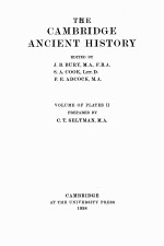 THE <em>C</em>AM<em>B</em>RIDGE AN<em>C</em>IENT HISTORY VOLUME Ⅱ