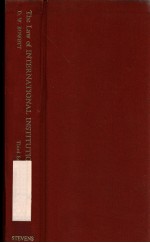 THE <em>L<em>A</em>W</em> OF <em>IN</em>TERN<em>A</em>TION<em>A</em>L <em>IN</em>STITUTIONS  <em>THIRD</em> <em>EDITION</em>