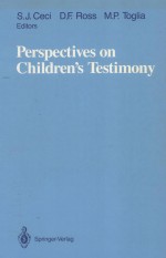 Perspe<em>c</em>tives on <em>C</em>hildren's Testimony