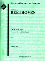 Coriolan  Overture to H.J.von Collin's Tragedy Op.62 full score A 1265