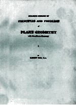 SCHAUM’S OUTLINE OF <em>PRINCIPLES</em> AND PROBLEMS OF PLANE GEOMETRY WITH COORDINATE GEOMETRY