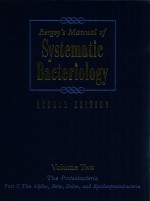Bergey's manual <em>of</em> systematic bacteriology : volume two: the proteobacteria part C the alpha-