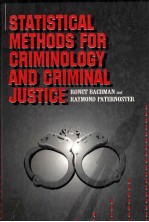 <em>STATISTICAL</em> <em>METHODS</em> <em>FOR</em> CRIMINOLOGY AND CRIMINAL JUSTICE