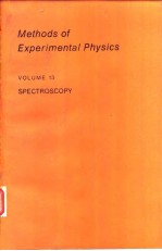 <em>Methods</em> <em>of</em> Experimental Physics  Volum 13 SPECTROSCOPY