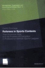 CEDRIC DUVINA<em>G</em>E REFEREES IN SPORTS CONTESTS