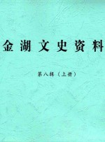 金湖<em><em>文史</em><em>资料</em></em>  <em>第</em>8<em>辑</em>  上  金湖<em>政协</em>20年