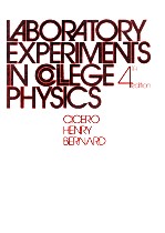 <em>Laboratory</em> Experiments in College Physics