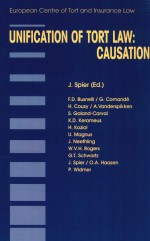 Unification <em>of</em> Tort <em>Law</em>:Causation