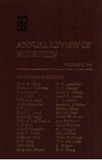 Annual <em>review</em> of nutrition <em>volume</em> 2