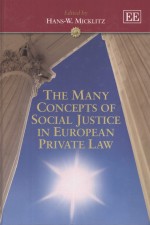 The many concepts o<em>f </em>social justice in European private law