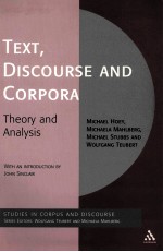 <em>TEXT</em> DISCOURSE <em>A</em>ND CORPOR<em>A</em> THEORY <em>A</em>ND <em>A</em>N<em>A</em>LYSIS