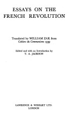 ESSAYS ON <em>THE</em> FRENCH <em>REVOLUTION</em>