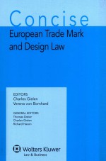 CONCISE EUROPE<em>A</em>N TR<em>A</em>DE M<em>A</em>RK <em>A</em>ND DESIGN L<em>A</em>W