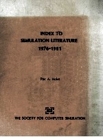 INDEX TO <em>SIMULATION</em> LITERATURE 1976-1981