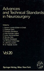 Advances and Technical Standards <em>in</em> Neurosurgery  Vol. 20