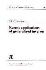 RECENT APP<em>L</em>ICATION<em>S</em> OF GENERA<em>L</em>IZED INVER<em>S</em>E<em>S</em>