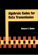ALGEBRAIC CODES FOR <em>DATA</em> TRANSMISSION