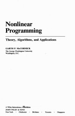 NONLINEAR PROGRAMMING:THEORY，<em>ALGORITHMS</em>，<em>AND</em> <em>APPLICATIONS</em>