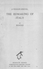 <em>THE</em> REMAKING OF ITALY