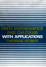 FINITE MATHEMATIC<em>S</em> AND CALCULU<em>S</em> <em>WITH</em> APPLICATION<em>S</em>