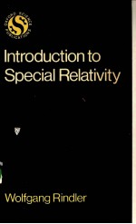<em>INTRODUCTION</em> TO SPECIAL RELATIVITY