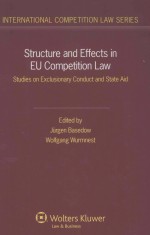 S<em>TR</em>UC<em>TU</em>RE <em>AND</em> EFFEC<em>TS</em> IN EU COMPE<em>TI</em><em>TI</em>ON LAW  S<em>TU</em>DIES ON EXCLUSIONARY CONDUC<em>T </em><em>AND</em> S<em>TA</em><em>TE</em> AID