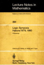 <em>LOGIC</em> SYMPOSIA HAKONE 1979，1980