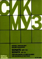 Sonata op.119 <em>for</em> violoncello <em>and</em> piano ed.nr.2286