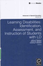 ADVANCES IN SPECIAL EDUCATION VOLUME 24 LEARNING DISABILITIES: <em>IDENTIFICATION</em>
