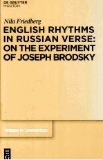 English Rhythms in Russian Verse:On <em>the</em> Experiment of Joseph Brodsky