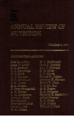 Annual <em>review</em> of nutrition <em>volume</em> 4