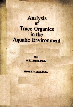<em>ANALYSIS</em> <em>OF</em> TRACE ORGANICS IN THE AQUATIC ENVIRONMENT