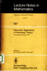 GEOMETRIC <em>APPLICATIONS</em> OF HOMOTOPY <em>THEORY</em> 1