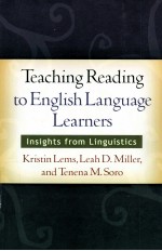 <em>TEACHING</em> <em>READ</em>ING <em>TO</em> ENGLISH LANGUAGE LEARNERS