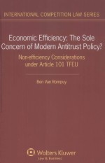 ECONOMIC EFFICIENCY:THE SOLE CONCERN <em>OF</em> MODERN ANTITRUST POLICY?  NON-EFFICIENCY CONSIDERATIONS UNDE