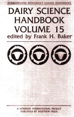 DAIRY SCIENCE HANDBOOK VOLU<em>M</em>E 15