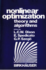 NONLINEAR OPTIMIZATION THEORY AND <em>ALGORITHMS</em>