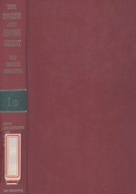 THE ENGLISH AND EMPIRE DIGEST  <em>WITH</em> COMPLETE AND EXHAUSTIVE ANNOTATIONS  REPLACEMENT VOLUME 1(1)