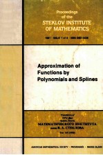 APPROXIMATION OF FUNCTION<em>S</em> BY POLYNOMIAL<em>S</em> AND <em>S</em>PLINE<em>S</em>