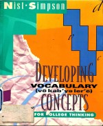 Developing <em>vocabulary</em> concepts <em>for</em> college thinking