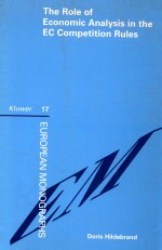 The role <em>of</em> economic analysis in the EC competition <em>rules</em>