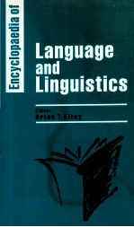 ENCYCLOPAEDIA OF <em>LANGUAGE</em> AND LINGUISTICS <em>VOLUME</em> TWO APPLIED LINGUISTICS