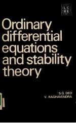 ORDINARY <em>DIFFERENTIAL</em> <em>EQUATION</em>S <em>AND</em> STABILITY THEORY