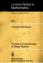 Toroidal Compactification <em>of</em> Siegel Spaces (Lecture Notes <em>in</em> Mathematics)