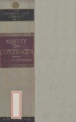 CHITTY <em>ON</em> C<em>ON</em>TRACTS  TWENTY-FOURTH EDITI<em>ON</em>  VOLUME II