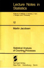 <em>STATISTICAL</em> <em>ANALYSIS</em> <em>OF</em> COUNTING PROCESSSES