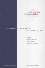 PRINCIPLES OF EUROPEAN INSOLVENCY LA<em>W</em>