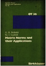 MATRIX NORMS <em>AND</em> THEIR <em>APPLICATIONS</em>
