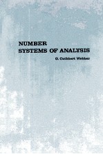 NUMBER <em>SYSTEMS</em> <em>OF</em> <em>ANALYSIS</em>
